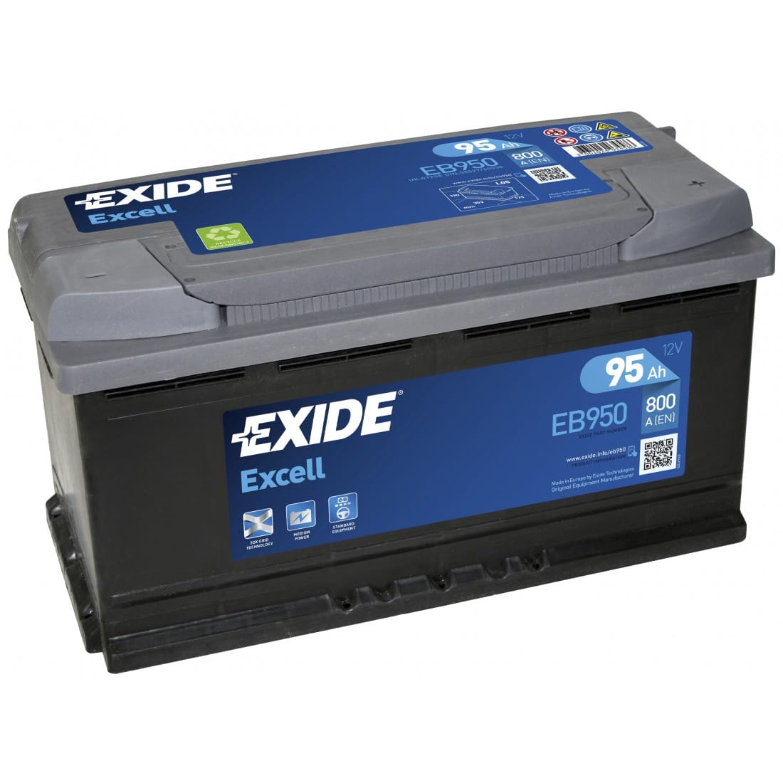 Аккумулятор exide excell